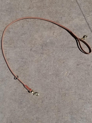 ROLLED LEATHER LEASH