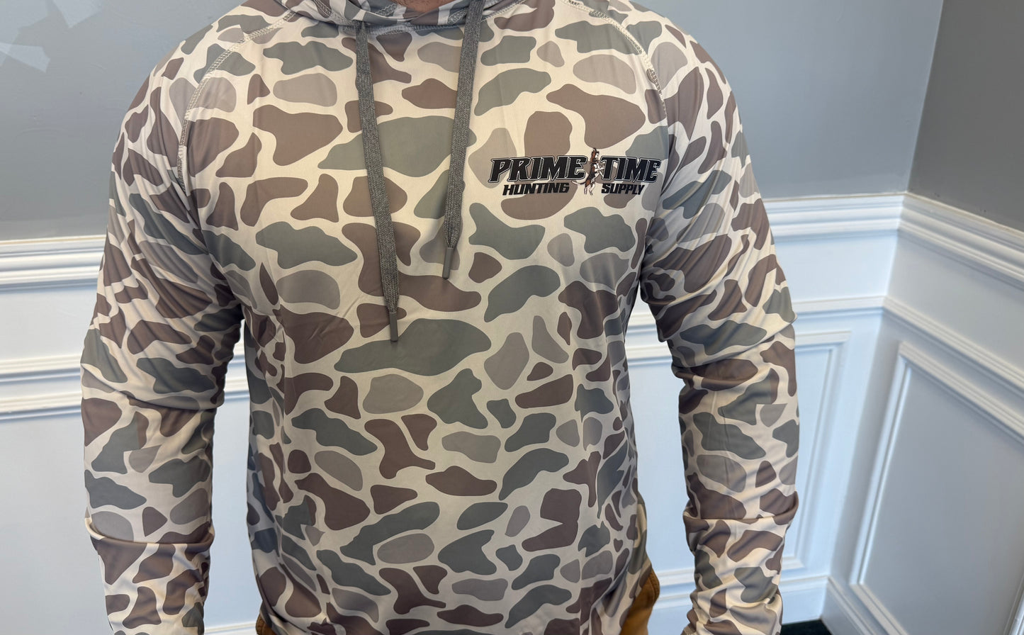 PT RETRO CAMO LONG SLEEVE w/ HOOD