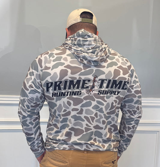 PT RETRO CAMO LONG SLEEVE w/ HOOD